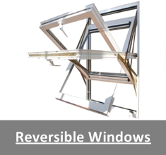 Reversible windows